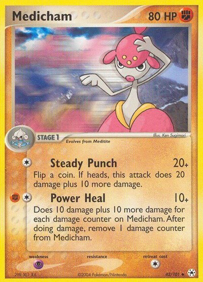 Medicham (42) 42 — EX Hidden Legends