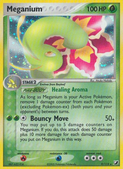 Meganium 9/115 — EX Unseen Forces