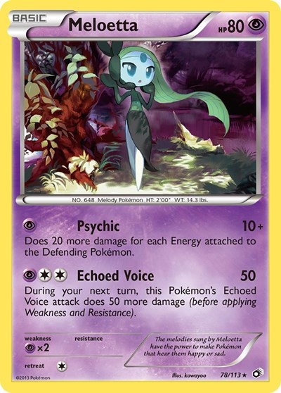 Meloetta (78) 78 — Legendary Treasures