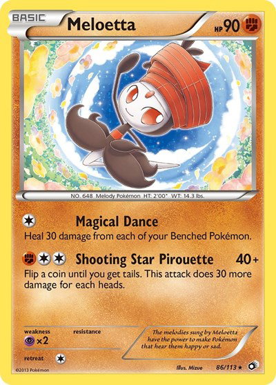 Meloetta (86) 86 — Legendary Treasures