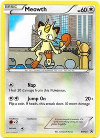 Meowth BW35 — Black and White Promos