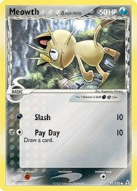 Meowth (Delta Species) 71 — EX Holon Phantoms
