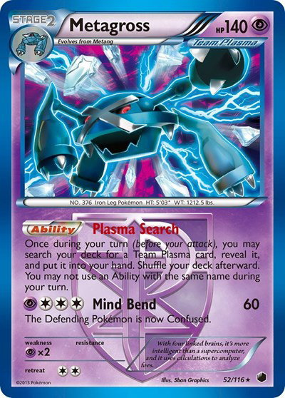 Metagross (Team Plasma) 52 — Plasma Freeze