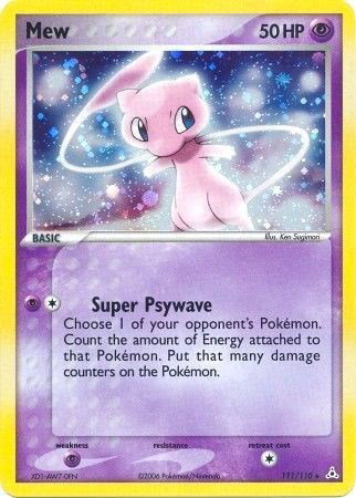 Mew 111 — EX Holon Phantoms