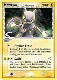Mewtwo (Delta Species) 24 — EX Holon Phantoms