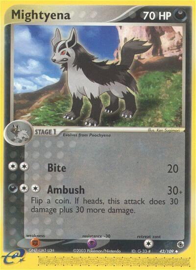 Mightyena (42) 42 — EX Ruby & Sapphire