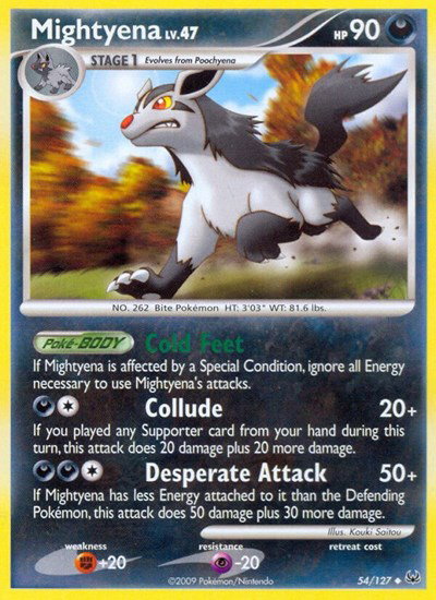 Mightyena 54 — Platinum