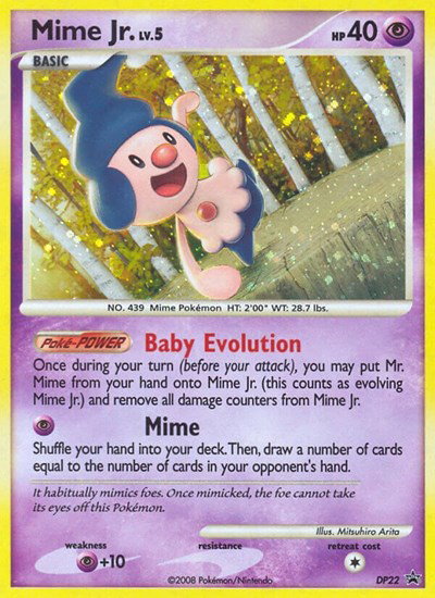 Mime Jr. DP22 — Diamond and Pearl Promos