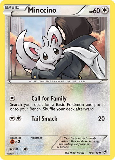 Minccino 104 — Legendary Treasures