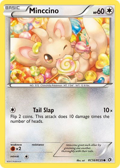 Minccino RC18 — Legendary Treasures: Radiant Collections