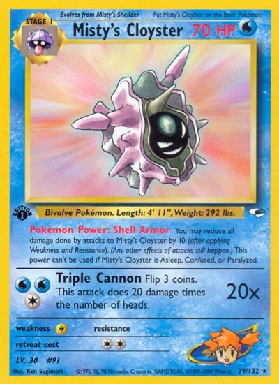 Misty's Cloyster 29 — Gym Heroes