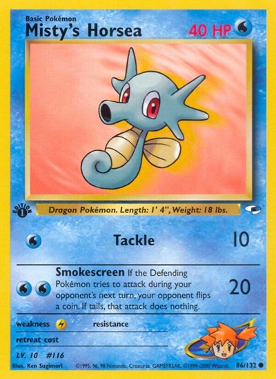Misty's Horsea 86 — Gym Heroes