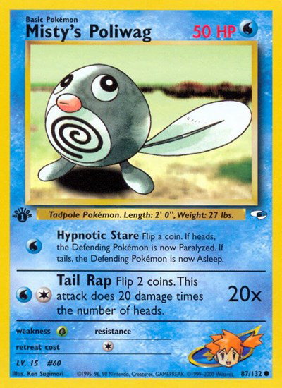 Misty's Poliwag 87 — Gym Heroes