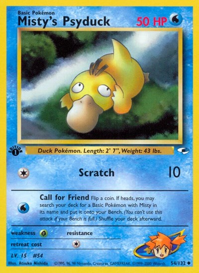 Misty's Psyduck 54 — Gym Heroes