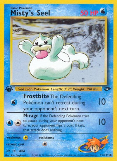 Misty's Seel 91 — Gym Challenge