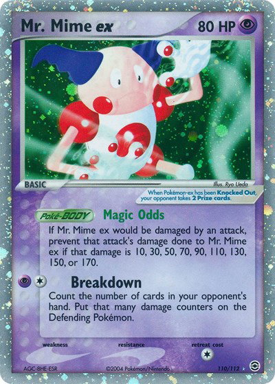 Mr. Mime ex (110) 110 — EX FireRed & LeafGreen