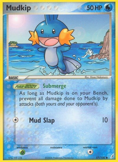 Mudkip (57) 57 — EX Crystal Guardians