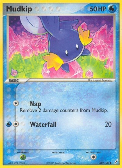 Mudkip (58) 58 — EX Crystal Guardians