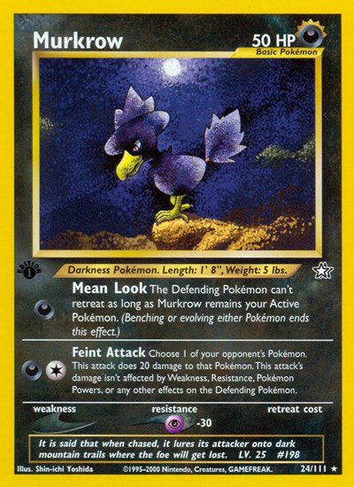 Murkrow 24 — Neo Genesis