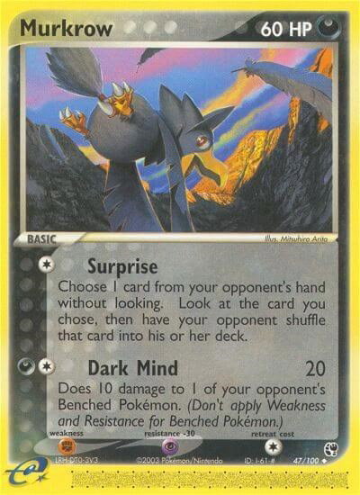 Murkrow 47 — EX Sandstorm
