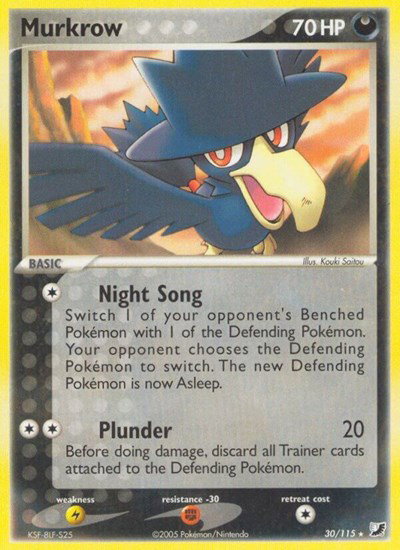 Murkrow 30/115 — EX Unseen Forces