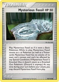 Mysterious Fossil 92 — EX Holon Phantoms