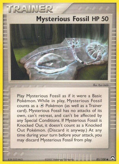 Mysterious Fossil 85 — EX Power Keepers