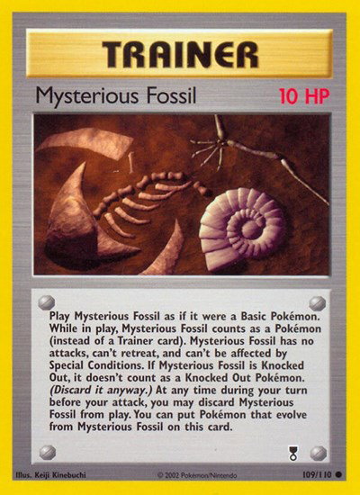 Mysterious Fossil 109 — Legendary Collection