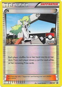 N (Supporter) BW100 — Black and White Promos