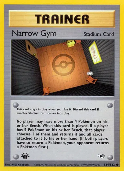 Narrow Gym - 124 - Gym Heroes Pokemon - Collectr Narrow Gym - 124 - Gym Heroes Pokemon - Collectr