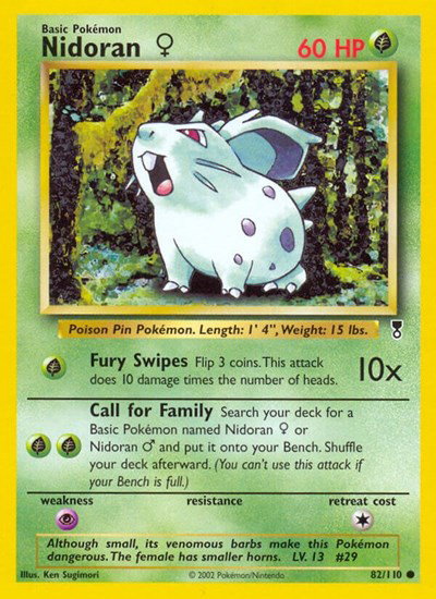 Nidoran F 82 — Legendary Collection