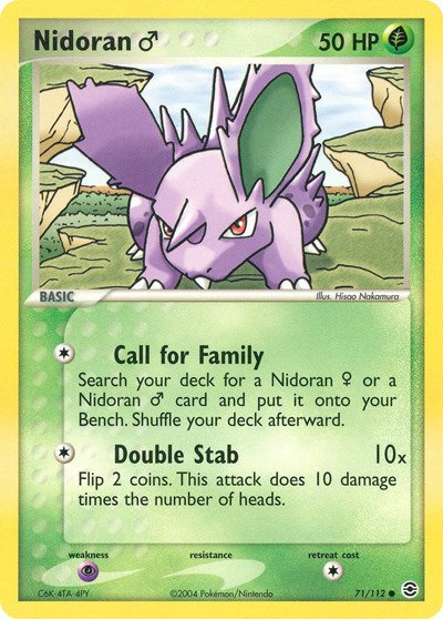 Nidoran M 71 — EX FireRed & LeafGreen