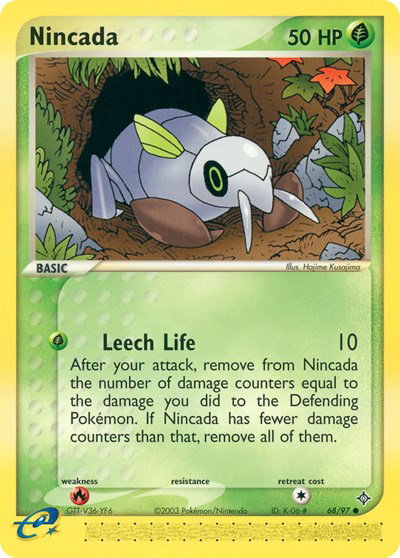 Nincada (68) 68 — EX Dragon