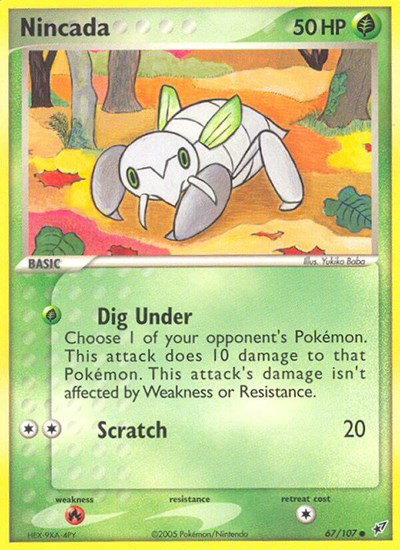Nincada 67 — EX Deoxys