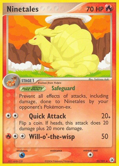 Ninetales 22 — EX Hidden Legends