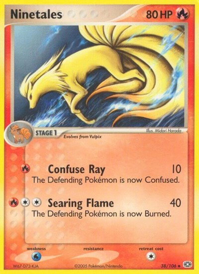 Ninetales 38 — EX Emerald