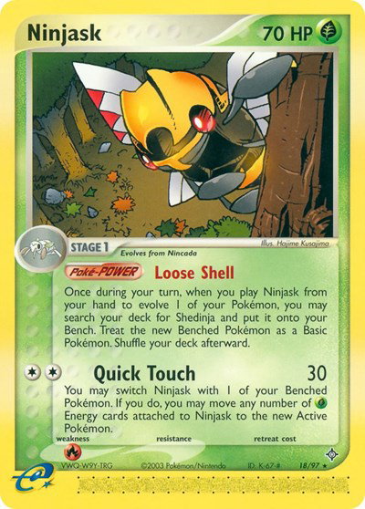 Ninjask (18) 18 — EX Dragon