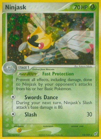 Ninjask 13 — EX Deoxys