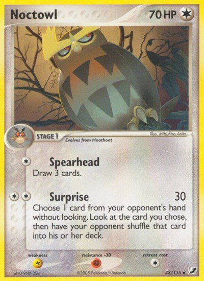 Noctowl 43/115 — EX Unseen Forces