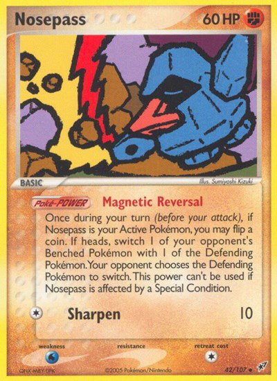 Nosepass 42 — EX Deoxys