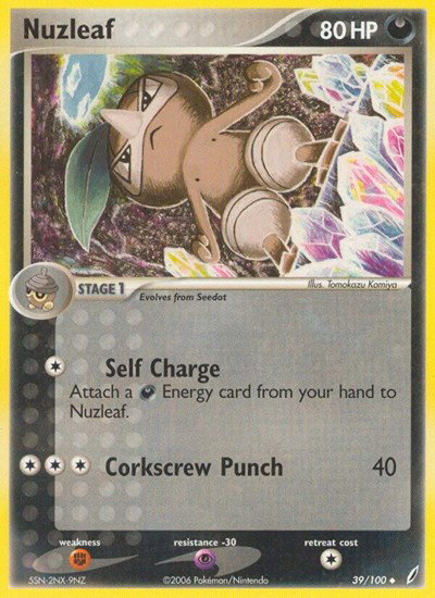 Nuzleaf 39 — EX Crystal Guardians