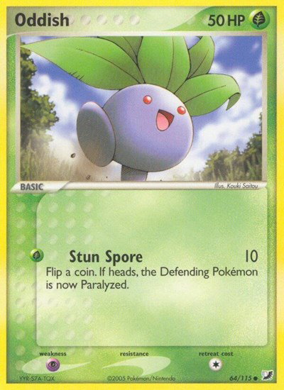 Oddish 64/115 — EX Unseen Forces