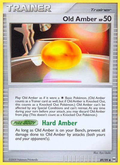 Old Amber 89/99 — Platinum Arceus