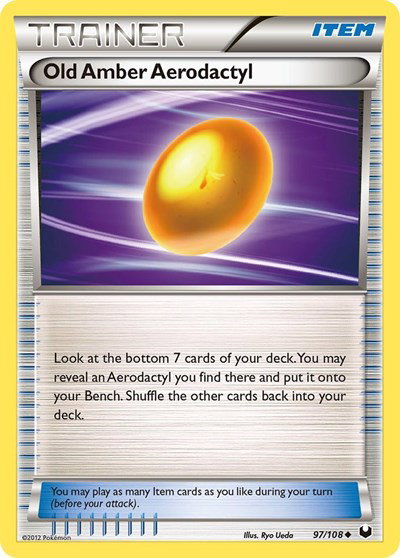 Old Amber Aerodactyl 97 — Dark Explorers