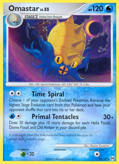 Omastar 23/99 — Platinum Arceus