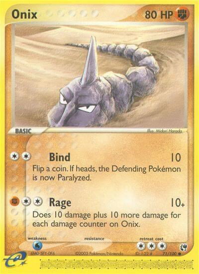 Onix 71 — EX Sandstorm