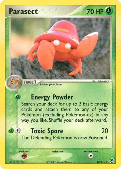 Parasect 43 — EX FireRed & LeafGreen