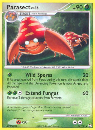 Parasect 58 — Mysterious Treasures