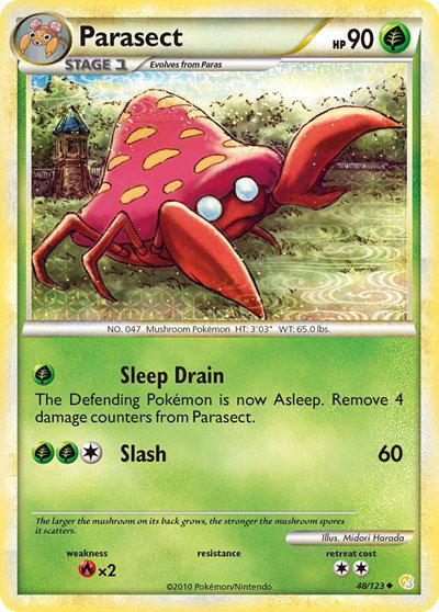 Parasect 48 — HeartGold SoulSilver