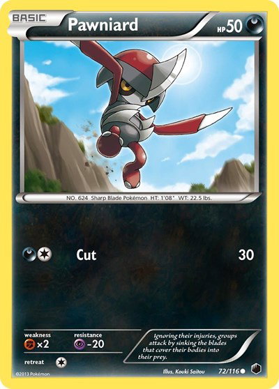 Pawniard - 72 - Plasma Freeze Pokemon - Collectr